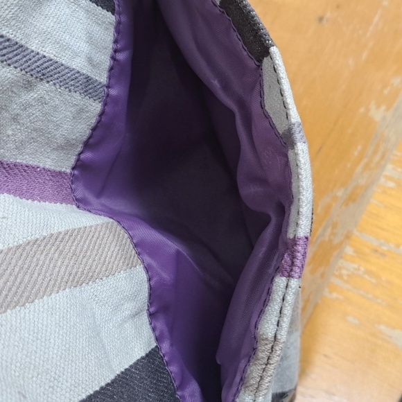 Thirty-One organizer crossbody adjustable strap twill canvas multipocket purse - Picture 5 of 8